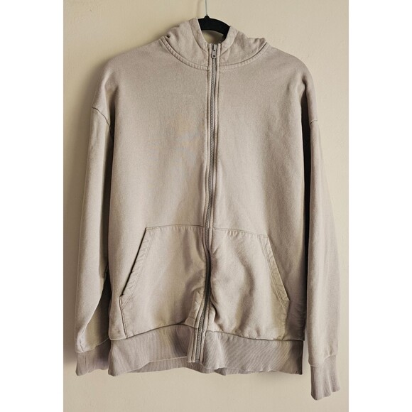 ASOS Other - ASOS DESIGN Full Zip Up Hoodie light brown Casual Comfy Everyday Size L